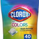 Clorox 2 for Colors - Stain Remover and Color Brightener Packs, 40 Count