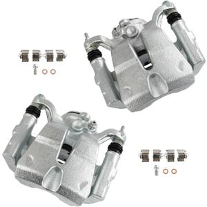 cciyu Rear Left & Right Disc Brake Calipers With Bracket, Size: Rear[18B5493+18B5492]