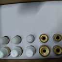 KAMANINA Blackout Double Curtain Rods for Windows 72 to 144 Inches Gold