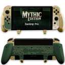 Satisfye - ZenGrip Pro Gen 3 OLED, a Switch Grip Compatible with Nintendo Switch - Comfortable & Ergonomic Grip, Joy Con & Switch Control. #1 Switch Accessories Designed for Gamers (Gold)