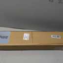 LazBlinds No Drill Bamboo Roman Shades, 28" W x 48" H, Star-Brown