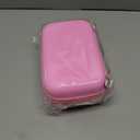 Kids Instant Print Camera Case for ESOXOFFORE Digital Video Cameras with 3 Rolls Paper Refill, Toddler Film Camera Storage Holder Bag with Mesh Pocket for Thermal Paper Accessories (Box Only) - Pink