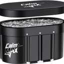 CalmMax Oval Ice Bath Tub with Cover for Athletes XL Portable Cold Plunge Tub - 130 Gal Capacity for Cold Water Therapy Ice Baths at Home Outdoor Gym 41IN