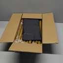 8.2FT x 8FT Backdrop Stand Heavy Duty with Base, Gold Portable Adjustable Pipe and Drape Backdrop Stand Kit, Over The Table Rod Stand with Clamps, Square Metal Arch Party Frame for Birthday Decor