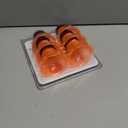 Reusable Soda Can Lids - 6-Pack Spill-Proof, Snap-On Covers for Freshness and Protection, Orange Can Toppers Set of 6