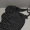 Women's Polka Dot Maxi Dress Halter Neck Sleeveless Drop Waist Flowy Summer Wedding Beach Sundress S