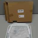 PACKISM TSA Approved Toiletry Bag, 3 Pack Clear Makeup Bag, Travel Makeup Cosmetic Pouch for Women, Carry on Airport Airline Compliant Bag, White (for age 12 or above) (Medium)