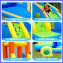 Doctor Dolphin Bounce House for Kids, Inflatable Indoor With Water Slide, Bouncy Jump House for Wet and Dry, Includes Blower