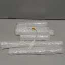 Yungyan 50 Pcs Glass Icicle Ornaments for Winter Tree 11.75" 9.75" 7.75" 5.75" 3.75" Icicles Hanging Ornament Set Various Glass Crystal Ornaments Decor for White or Silver Winter