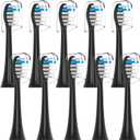 Toothbrush Heads Replacement Compatible with TAO Clean Electric Toothbrush, Black, 10 Pack