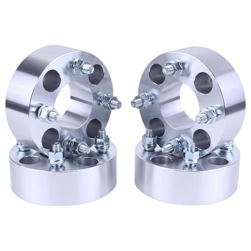 Aublinto 4Pcs 2inch 4x110mm Flange Hubcentric Wheel Adapters Spacers for CFMoto Uforce 1000 UTV 2019-2024 68mm Hub Centric Wheel Adapters with M12x1.25 Thread Pitch Wheel Spacers