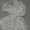 Lilosy Sexy Sheer Floral Lace Pajamas Lingerie Set High Waist Sleepwear Bra and Panty 2 Piece Nightwear XS