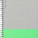 Maruman N460-33 Utoka A5 Notebook, Ring Notebook, 0.2 inch (4 mm) Ruled, Light Green