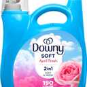 Downy Liquid Fabric Softener, April Fresh 2-in-1 Fresh & Soft, 140 Fl Oz, 190 Loads, Fabric Conditioner For Freshness And Softness