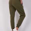 Real Essentials 3 Pack: Women's Ultra-Soft & Warm Fleece Joggers Sweatpants with Pocket (XXL)