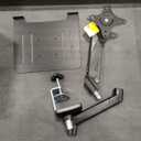 Laptop Stand Desk Mount, 2 in 1 Function, Gas Spring Arm Fits Max 17" Notebook and 32" Computer Screen, Single Monitor Mount with Laptop Tray, Holds up to 17.6lbs