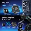 Wireless CarPlay Adapter for iPhone, Android, 2026 Upgrade Convert Wired to Wireless Apple CarPlay Adapter, Mini Size USB Design for Cars with Type-C Extension Cables, Stable Control, Plug and Play