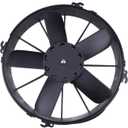 Solarhome New 12 Inch 30102038 VA01-AP70/LL-36A Electric Puller Fan for SPAL 12" P/12V 1640 CFM