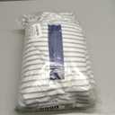 JELLYMONI 100% Natural Cotton 3pcs Striped Duvet Cover Sets,White Duvet Cover with Grey Stripes Pattern Printed Comforter Cover,with Zipper Closure & Corner Ties(Queen Size) (0604)