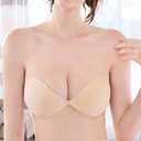 Sticky Bra Strapless Invisible Push up for Backless Dress with Nipple Covers Adhesive Bras mhjw