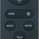 Replacement Remote Control Commander Compatible with Onn Sound Bar 100056522 Soundbar Audio System Speaker