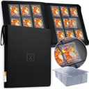 X PRO Top Load Card Binder - Compatible with Top-loading Card Cases - Fits 252 | 20 Premium Loaders Included | 9-Pocket Ringless Double-Sided Pages | Premium Storage for TCG & Sports Cards