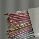 Leinuosen 20 Pcs Ballpoint Pens Comfortable Writing Metal Retractable Black Ink Gift Pens with Medium Point for Office Supplies(Silver, Gold, Dark Pink, Light Pink)