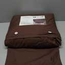 Calvin Klein - King Duvet Cover Set, Modern Cotton Washed Percale Bedding with Matching Shams, Cozy Home Decor, Oeko-Tex Certified (Washed Percale Earth Brown, King)