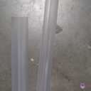 AmazerBath Shower Door Side Seal Strip (Set of 2), Frameless Glass Shower Door Seal Strip - Suitable for 3/8 Inch Glass, 78 inch