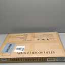 HillhutApex 2 Step Ladder, Lightweight Portable 2 Step Stool with Anti-Slip Wide Pedal, 330lbs Capacity Aluminum Ladder for Household,Office,Library(White)