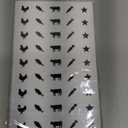 10 Sheets(500 Qty) Meal Stickers,Wedding Food Choice Sticker for Place Cards, Beef, Chicken,Fish (Black)