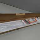 FELIDESIGN Curtain Track, Ceiling Curtain Track for Room Divider, Ceiling Mount Rail Set with Roller Hooks, White, 9ft - 12ft