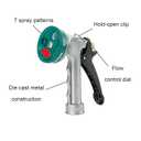 Gilmour Medium Duty Garden Hose Nozzle with 7 Pre-Set Spray Patterns, Water Hose Nozzle for Watering Garden or Lawn