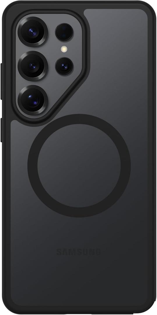 OtterBox Samsung Galaxy S26 Ultra Profile Series Case - Black Crystal, Frosted Finish, Ultra-Thin, Stylish Minimalist Samsung Galaxy Phone Case