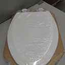 Bemis 1500EC 390 Lift-Off Wood Elongated Toilet Seat, Cotton White (Pack of 1)