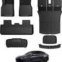 7PCS Floor Mats for 2025 2026 Tesla Model Y Standard Accessories