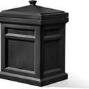 Step2 Express Parcel Delivery Box, Large Outdoor Package Bin with Lid, Weather-Resistant, Black