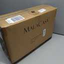 MALACASA Casserole Dish for Oven, 4.4 Qt Porcelain Baking Dish with Lid, 9x13 Baking Pan with Handles, Large Lasagna Pan Deep, Rectangular Bakeware, Microwave Safe, White, Series BAKE