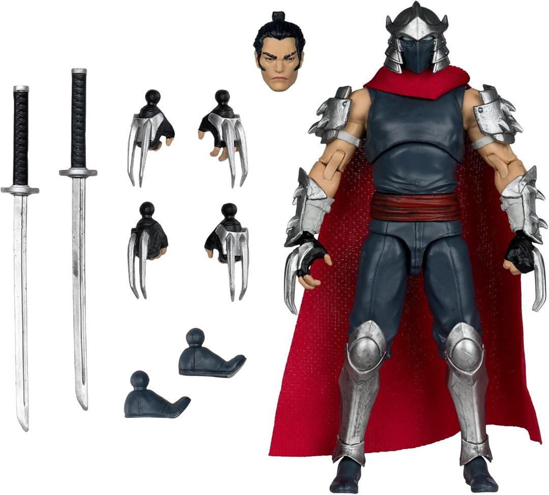 McFarlane Toys-Teenage Mutant Ninja Turtles (Page Punchers) Shredder 5in Action Figure with Comic