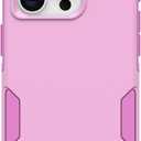 OtterBox iPhone 15 Pro (Only) Commuter Series Case - Run Wildflower (Pink), Slim & Tough, Pocket-Friendly, with Port Protection
