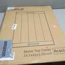 GASHELL Noodle Board Stove Cover with Handles for Electric, Gas Stove Top (Acacia Wood), 29.5"L x 22"W