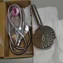 SR SUN RISE Filtered Shower Head with Handheld High Pressure 9 Spray Mode Showerhead Detachable Shower Head Water Softener Filters Beads for Hard Water Remove Chlorine 4 Filters Chrome