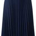 Shestellar Women's High Waist Pleated Chiffon Midi Skirt - A-Line Flowy Swing Skirt with Lining, Medium