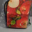 Red Apples Kitchen Rugs Set of 2, Kitchen Floor Mats Bathroom Non Slip Washable Carpet Doormat - 27"x19"+47"x19"