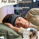 Perytong Sleep Headphones Bluetooth, Sleeping Headphones Headband - Soft Elastic Comfortable Wireless Headband, Gifts for Men Women Teenager