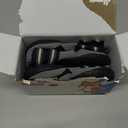 QUMY 4PCS Dog Boots for Large Dogs, Medium Dog Shoes & Paw Protectors for Hot Pavement, Summer Heat Protection, Mesh Breathable Nonslip Dog Booties for Hardfloors, Walking Running Hiking Black Size 8