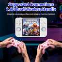 RF40H Retro Handheld Game Console, 4.0 Inch 720x720 IPS Screen, Built-in 18,000+ Classic Game, Portable Hand Held Open Source Linux System, 4000mAh Battery Retro Gaming Console (Black 64GB) (Black)