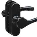 National Hardware N262-204 Lever Latch Black 1-3/4 in Hole Spacing Zinc Die-Cast Door Security Latch for Screen and Storm Doors Interior Exterior Locking Mechanism