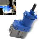 Pack-1 Car Brake Light Switch, Original Standard Replacement 7T4Z13480AA 8T4T96854M 8T4Z13480A, Standard 4 Pin Brake Pedal Modification Switch, Compatible with Specific Models (Blue & Gray)