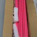 TIASUSAN 4PCS Mahjong Racks with Pushers for 166 American Mahjong Tiles, Mahjong All-in-one Tile Rack with Pusher Combo (Pink)